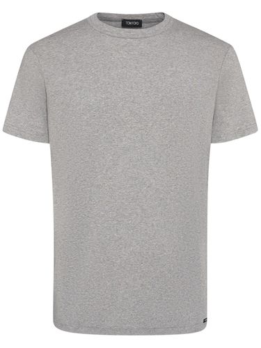 Camiseta De Algodón Jersey - TOM FORD - Modalova