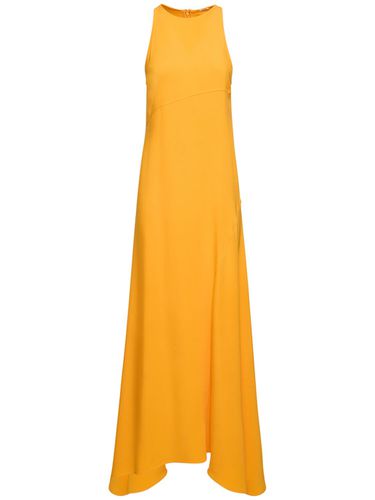 Viscose Blend Cady Flared Long Dress - JIL SANDER - Modalova