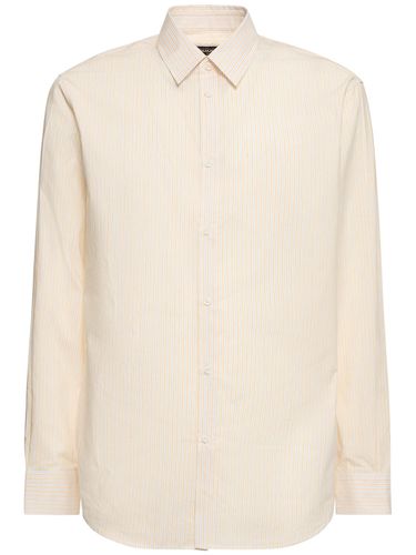 Relax Dan Cotton & Linen Striped Shirt - DSQUARED2 - Modalova