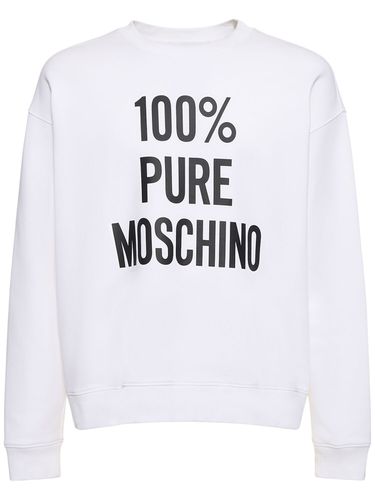 Felpa 100% Pure Moschino In Cotone - MOSCHINO - Modalova