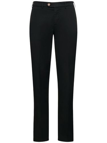 Pantalones De Gabardina De Algodón - BRUNELLO CUCINELLI - Modalova