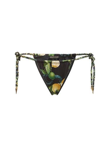 Lycra Printed Bikini Bottoms - ROBERTO CAVALLI - Modalova