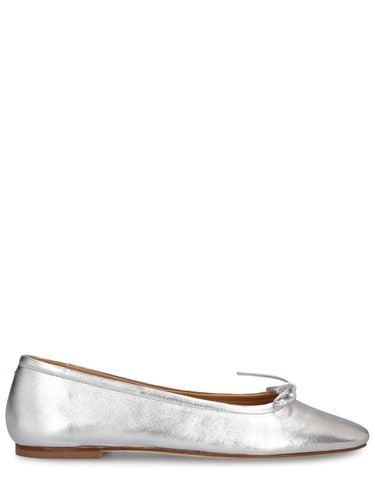 Mm Delfina Laminated Leather Flats - AEYDE - Modalova