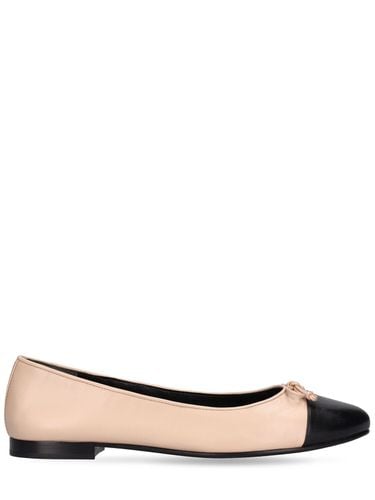 Mm Hohe Lederballerinas Mit Zehenkappe - TORY BURCH - Modalova