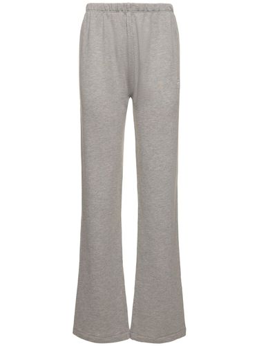 Straight Cotton Blend Sweatpants - ÉTERNE - Modalova