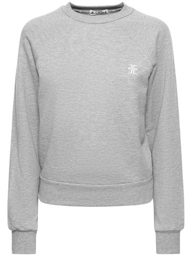 Raglan Cotton Blend Sweatshirt - ÉTERNE - Modalova