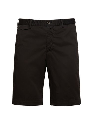 Bermudashorts Aus Stretch-baumwolle - PT TORINO - Modalova