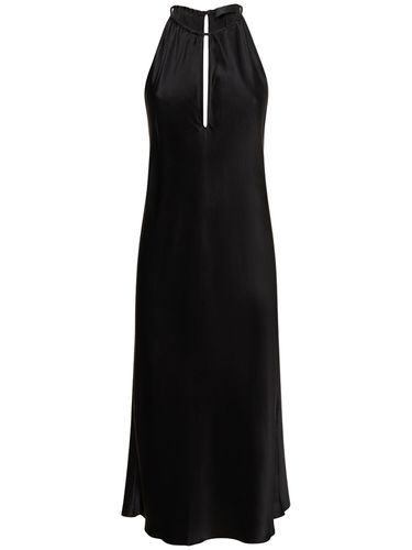 Eglantine Halter Neck Silk Midi Dress - NILI LOTAN - Modalova