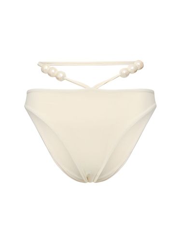 Jersey Bikini Bottoms W/beads - MAGDA BUTRYM - Modalova