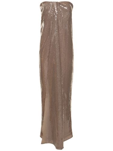 Mirai Sequined Strapless Long Dress - 16ARLINGTON - Modalova