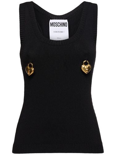 Hose Aus Stretch-viskose - MOSCHINO - Modalova