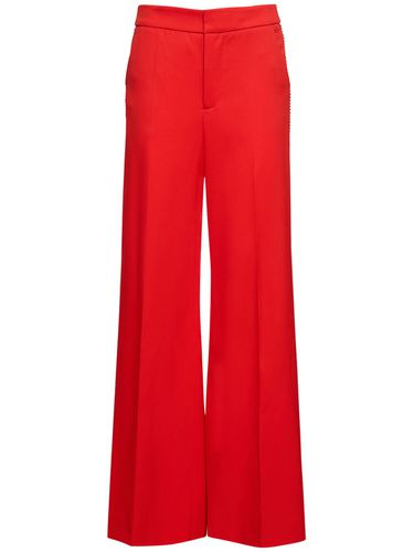 Embellished Wool Pants - AREA - Modalova