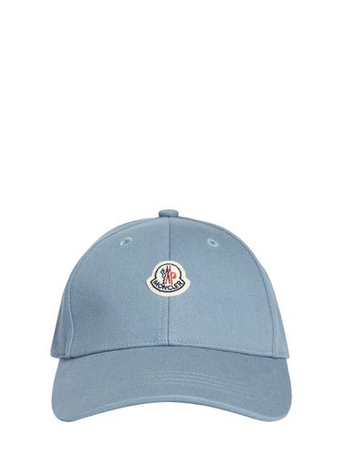 Gorra De Baseball De Gabardina - MONCLER - Modalova