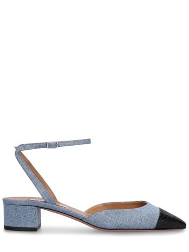 Mm French Flirt Denim Pumps - AQUAZZURA - Modalova