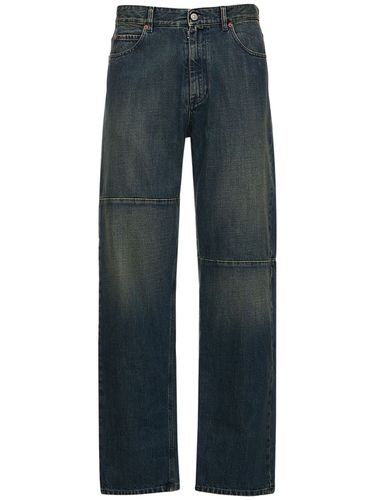 Straight Cotton Denim Jeans - MM6 MAISON MARGIELA - Modalova