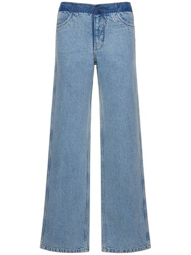 Deconstruct Contrasting Color Jeans - CHRISTOPHER ESBER - Modalova