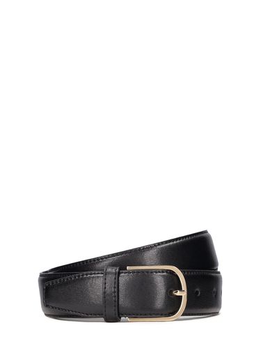 Bold Palmellata Leather Belt - TOTEME - Modalova