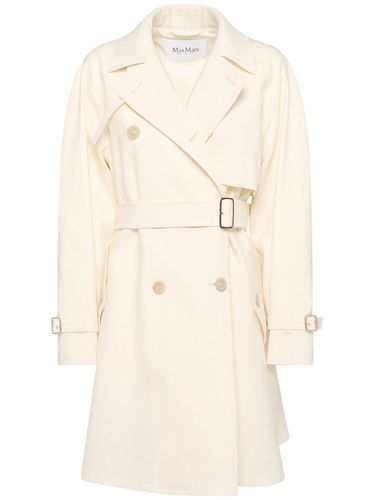 Zagara Wool & Silk Short Trench Coat - MAX MARA - Modalova