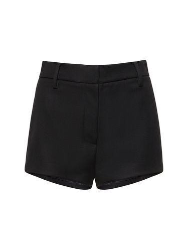 Shorts De Lana Con Talle Medio - MAGDA BUTRYM - Modalova