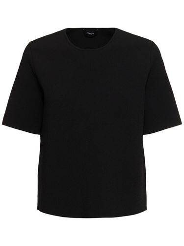 Compact Tech Crepe T-shirt - THEORY - Modalova