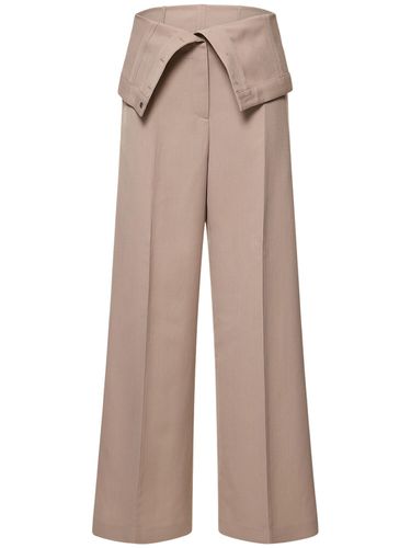 Weite Hose Aus Wollmischkrepp - ACNE STUDIOS - Modalova