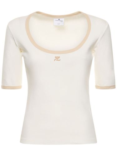 Camiseta De Algodón - COURREGES - Modalova