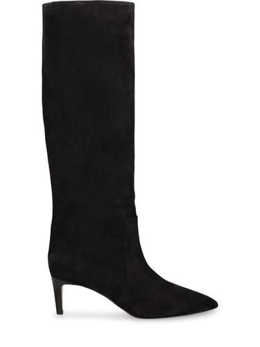 Mm Hohe Lederstiefel „stiletto“ - PARIS TEXAS - Modalova