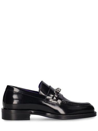 Mf Barbed Leather Loafers - BURBERRY - Modalova