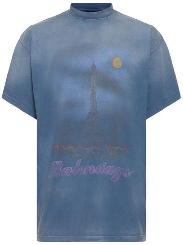 Camiseta De Algodón Vintage - BALENCIAGA - Modalova