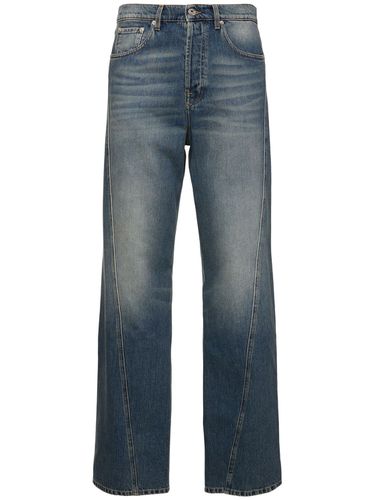 Jeans Loose Fit In Denim Di Cotone 23.5cm - LANVIN - Modalova