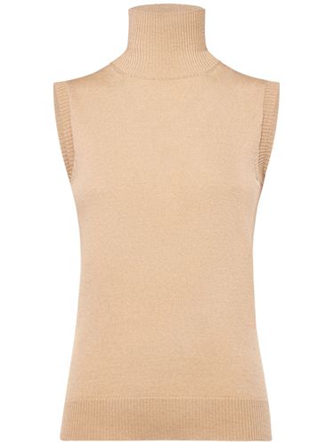 Chaleco De Lana Con Cuello Alto - SPORTMAX - Modalova