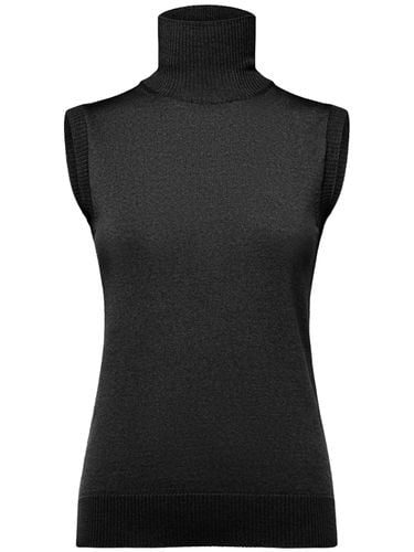 Chaleco De Lana Con Cuello Alto - SPORTMAX - Modalova