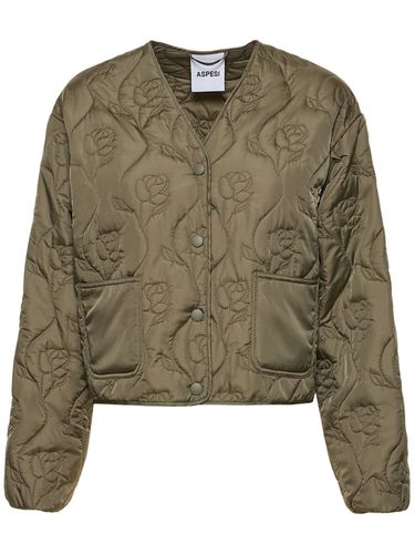 Chaqueta Corta De Nylon Pespunteada - ASPESI - Modalova