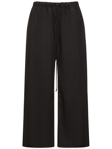 Double Hem Cotton Wide Pants - YOHJI YAMAMOTO - Modalova