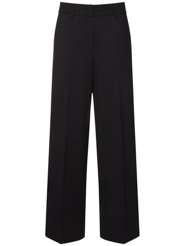 Pantalones De Lana Stretch - MSGM - Modalova