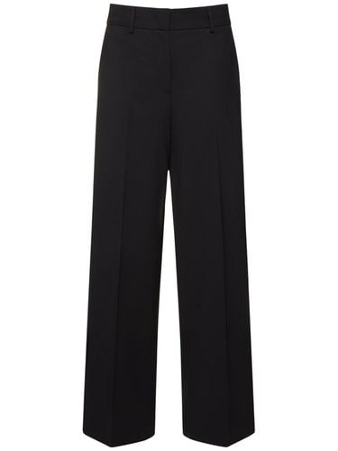 Stretch Wool Pants - MSGM - Modalova