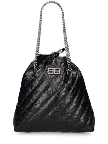 Bolso Mediano Tote Crush De Piel Pespunteada - BALENCIAGA - Modalova