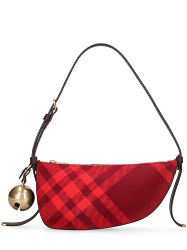 Bolso Mini Shield Sling De Lana - BURBERRY - Modalova