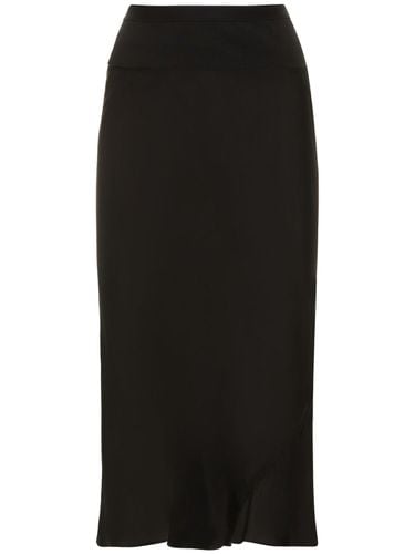 Bias Japonette Cupro Midi Skirt - RICK OWENS - Modalova