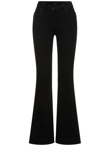 Flared Stretch Denim Pants - MUGLER - Modalova