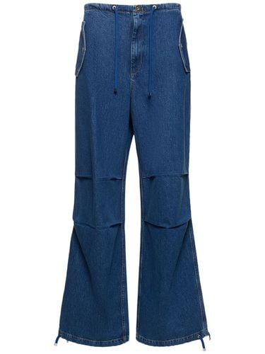 Jeans Larghi Parachute In Denim - DION LEE - Modalova