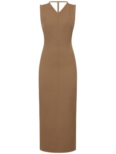 Teri Viscose Midi Dress W/open Back - KHAITE - Modalova