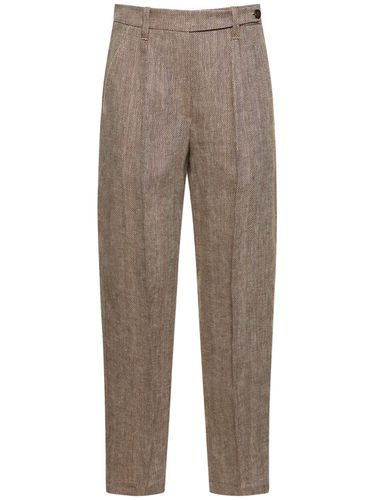 Pantalones De Lino - BRUNELLO CUCINELLI - Modalova