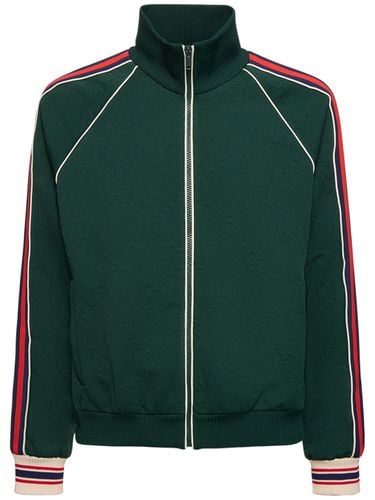 Iconic Gg Tech Zip-up Sweatshirt - GUCCI - Modalova