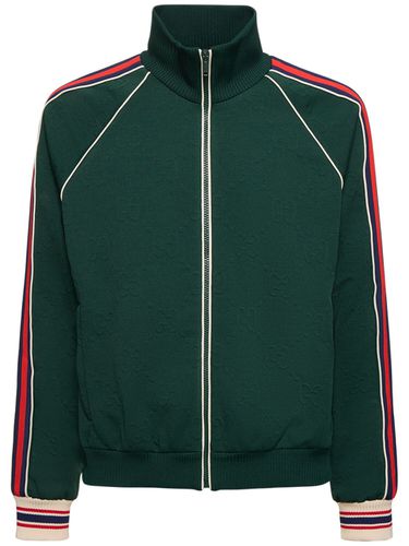 Sweatshirt Aus Technostoff Mit Zipper „iconic Gg“ - GUCCI - Modalova