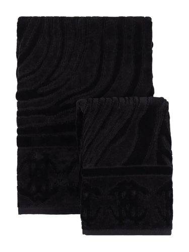 Set Of 2 Okapi Towels - ROBERTO CAVALLI - Modalova