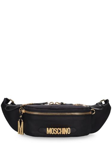 Bandolera De Nylon Con Bolsillos - MOSCHINO - Modalova