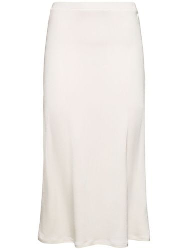 Flor Viscose Jersey Midi Skirt - TOVE - Modalova