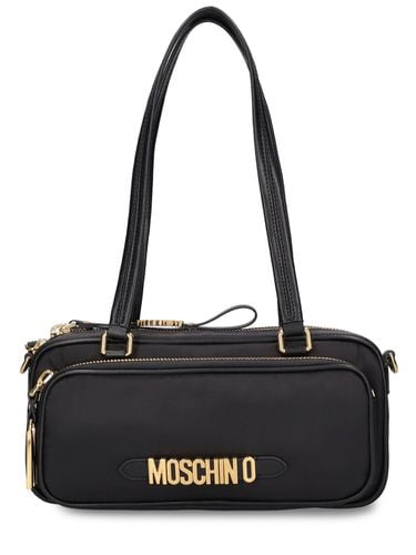 Borsa In Nylon Con Tasche - MOSCHINO - Modalova