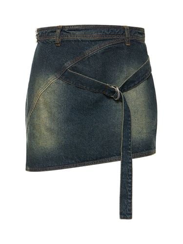 Minirock Aus Baumwolldenim Mit D-ring - CANNARI CONCEPT - Modalova